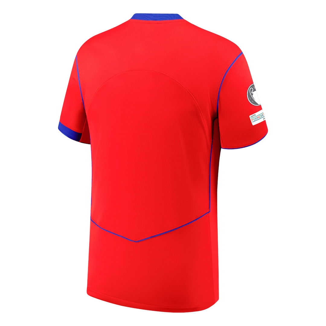 PSG Mens Third Away Soccer Jersey 2025/26 Red