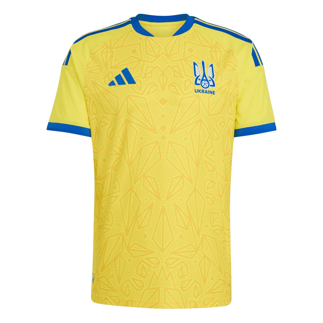 Ukraine Mens Home Soccer Jersey World Cup 2026 Yellow