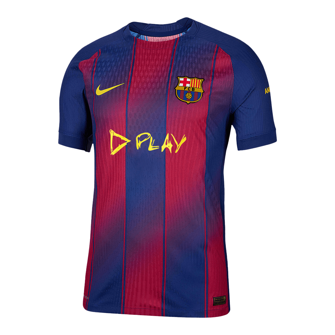 Barcelona Mens Home Soccer Jersey 2025/26 Red&Blue - Player Version
