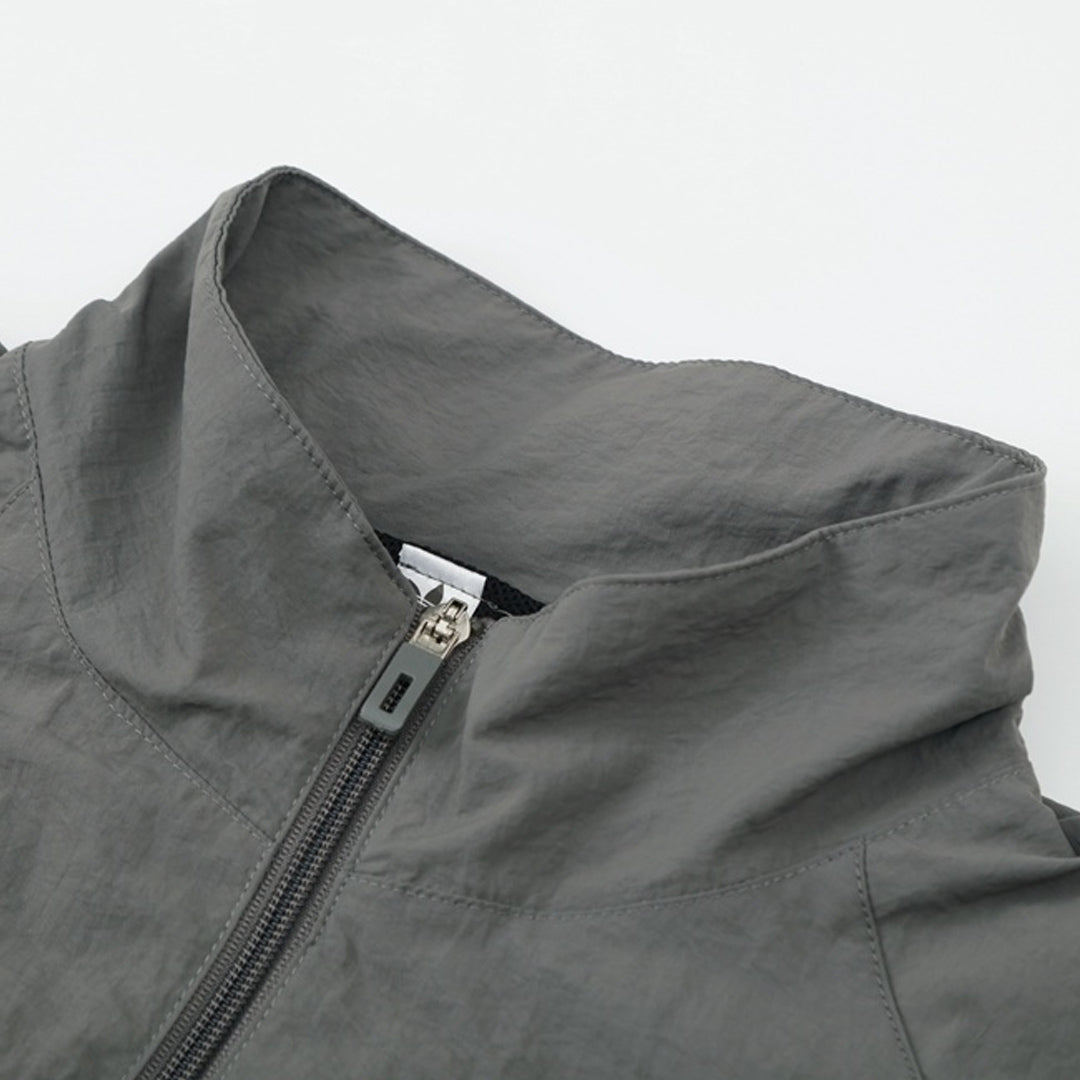 Real Madrid Mens Windbreaker Jacket 2025/26 Gray