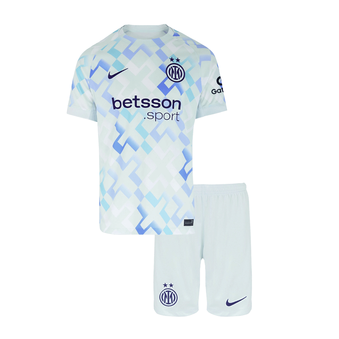 Inter Milan Kids Away Soccer Kit 2025/26 White