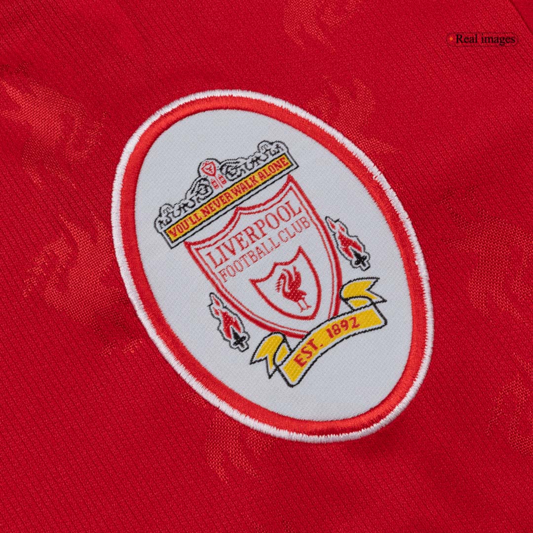 Retro Liverpool Mens Home Soccer Jersey 1996/97 Red