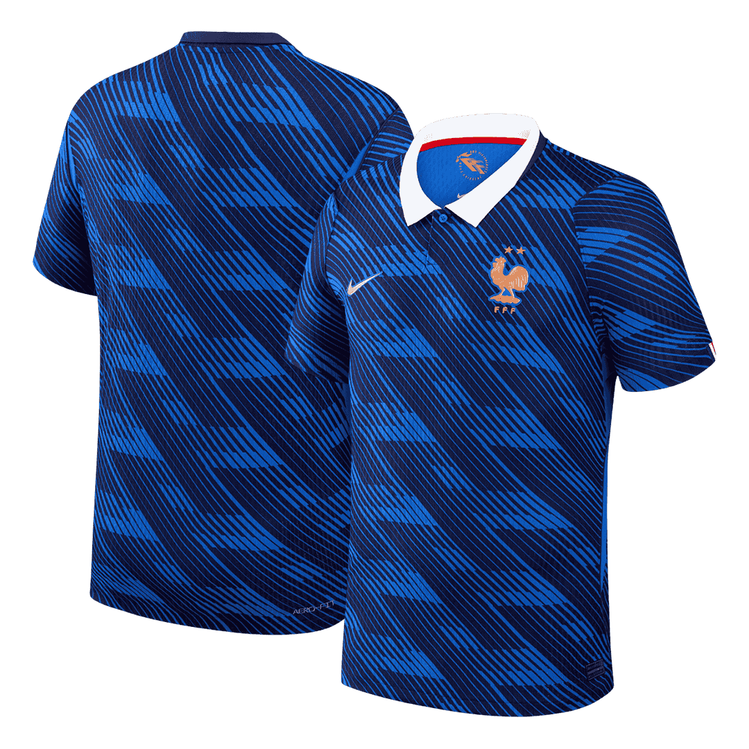France Mens Home Soccer Jersey World Cup 2026 Blue - Player Version