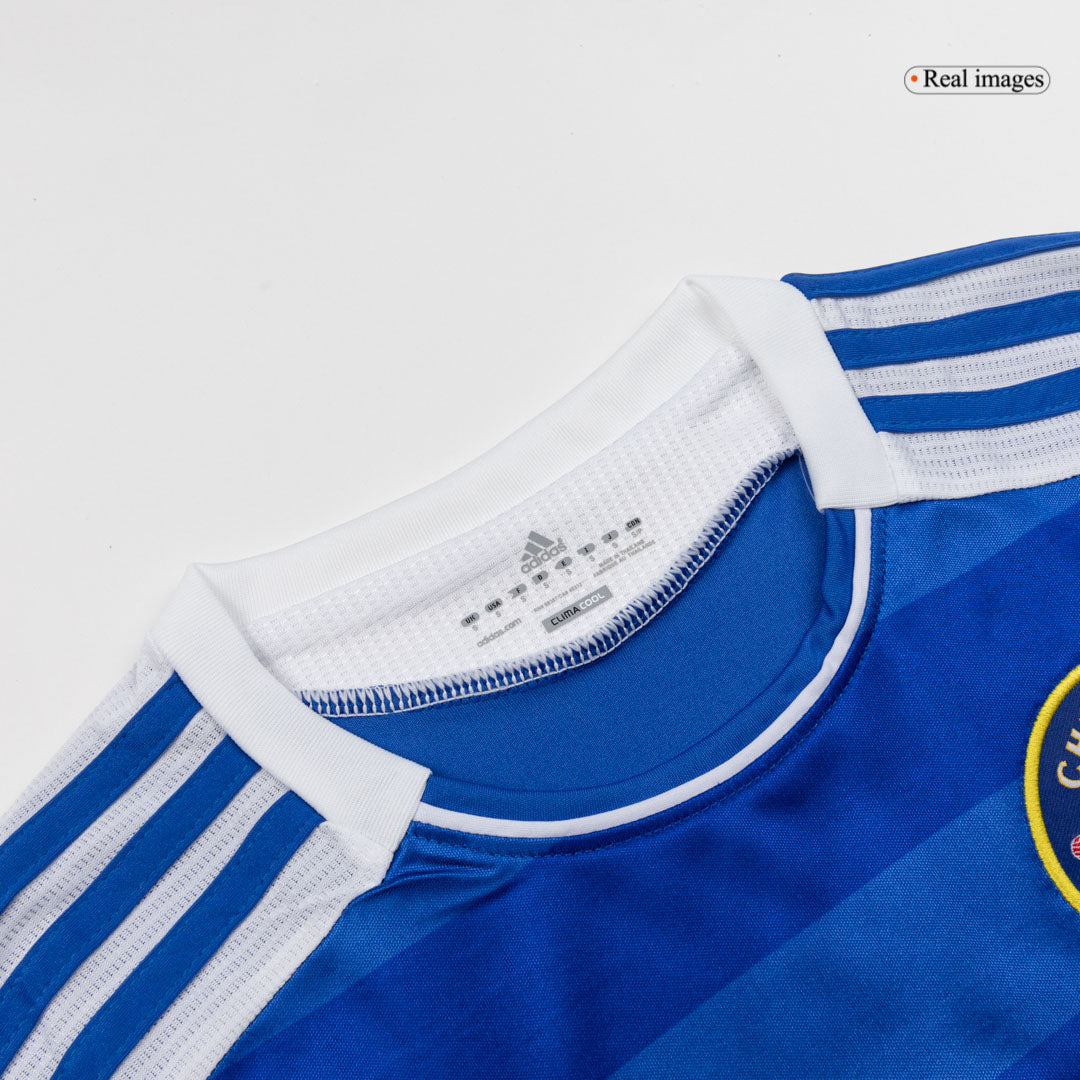 Retro Chelsea Mens Home Long Sleeve Soccer Jersey 2011/12 Blue