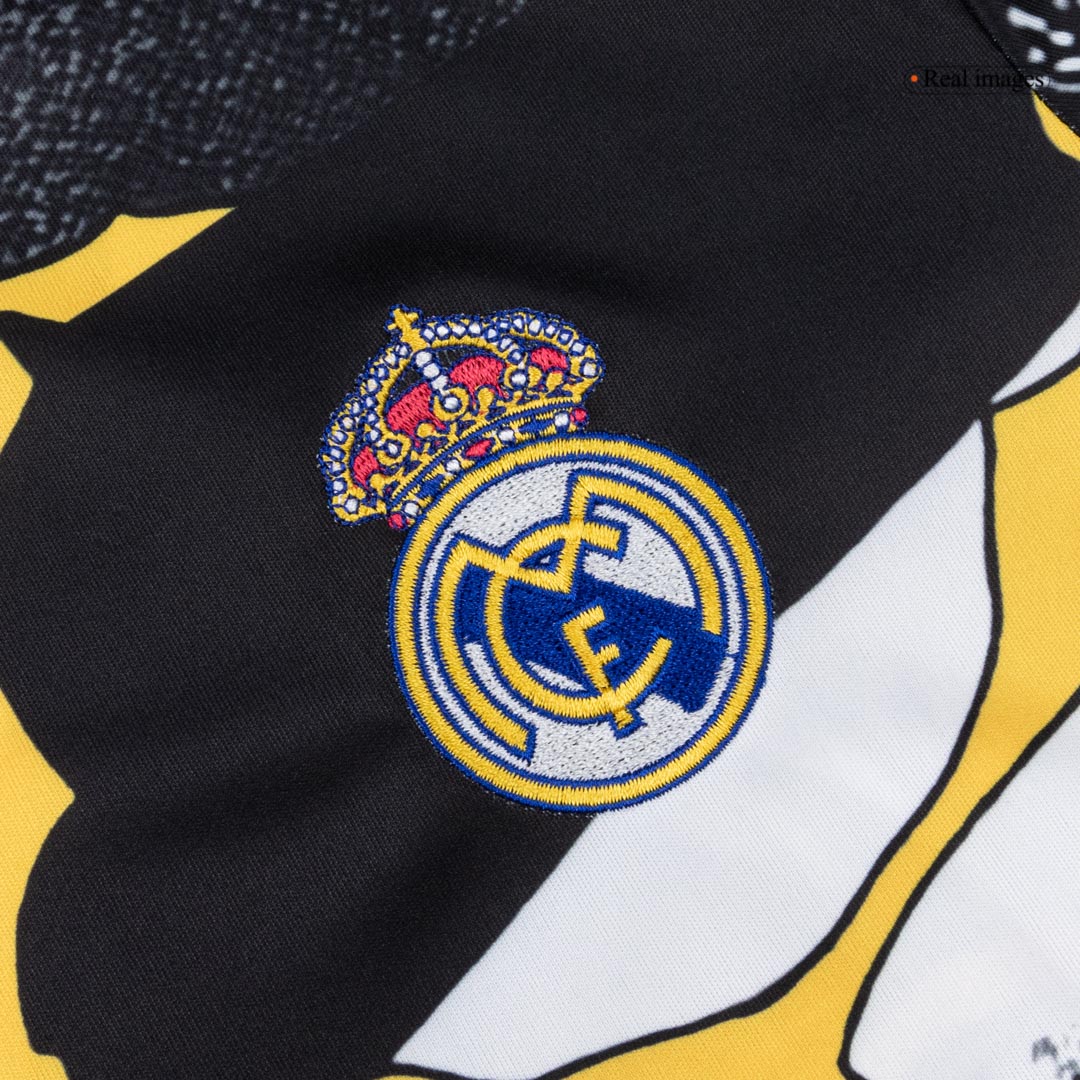Real Madrid Mens Soccer Jersey 2025/26 Black&White