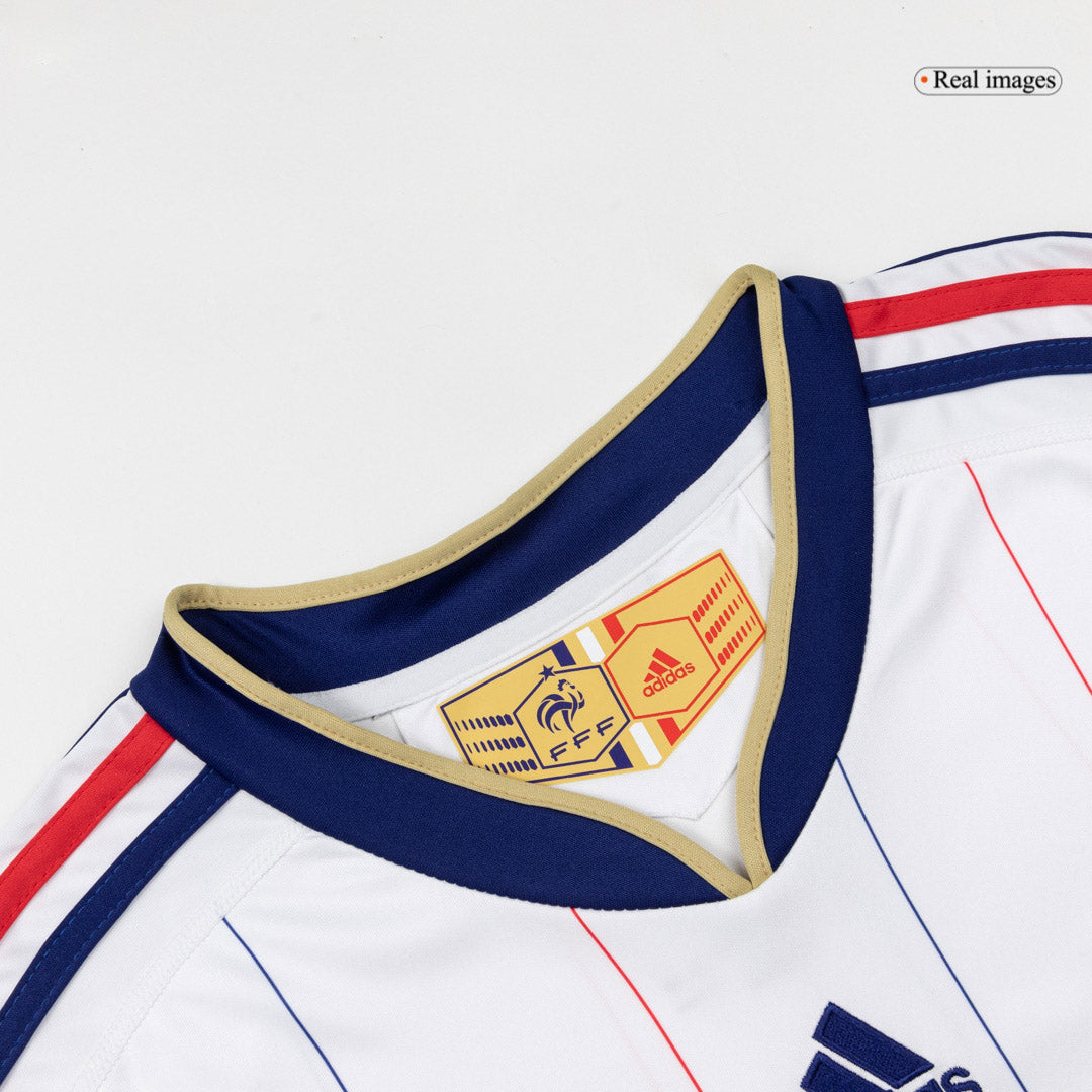Retro France Mens Away Soccer Jersey 2010 White
