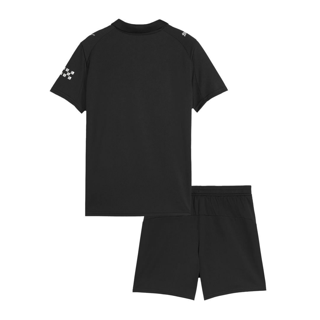 Manchester City Kids Away Soccer Kit 2025/26 Black