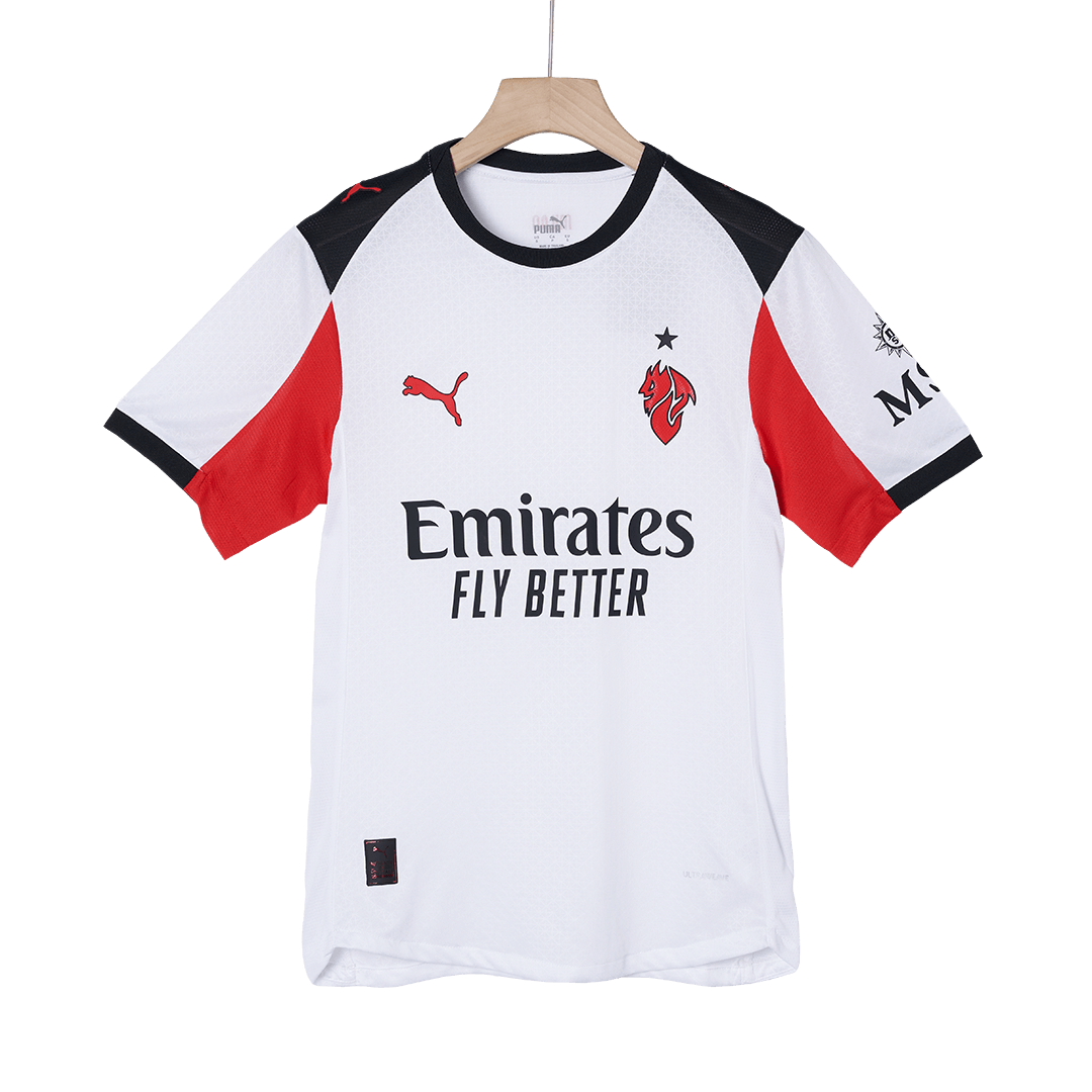 AC Milan Mens Away Soccer Jersey 2025/26 White - Player Version