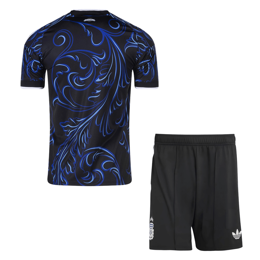 Argentina Mens Away Soccer Kit World Cup 2026 Black