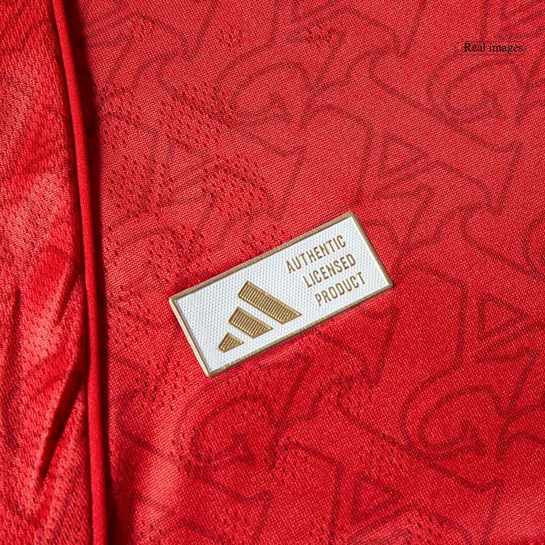 SAKA #7 Arsenal Mens Home Soccer Jersey 2025/26 Red - Player Version