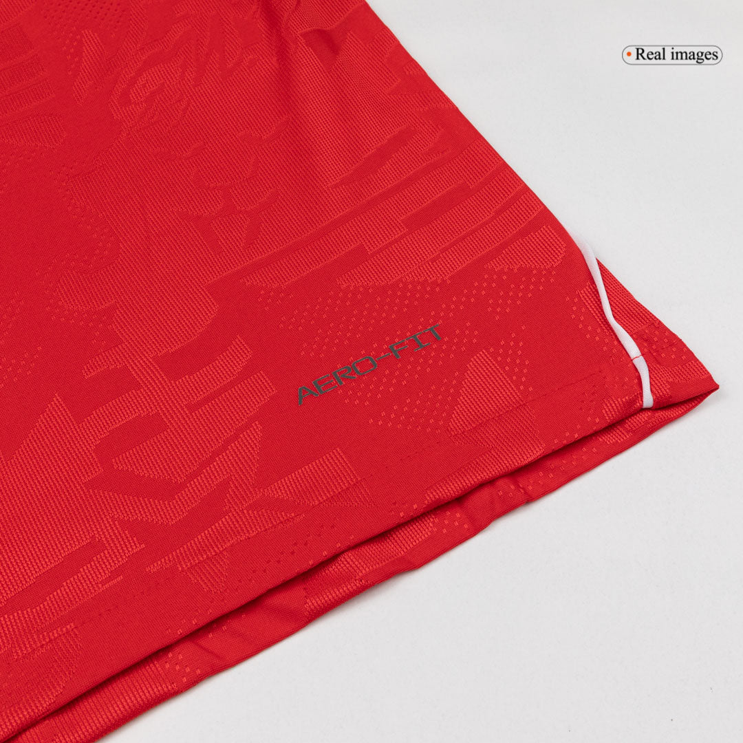 England Mens Away Soccer Jersey World Cup 2026 Red - Player Version