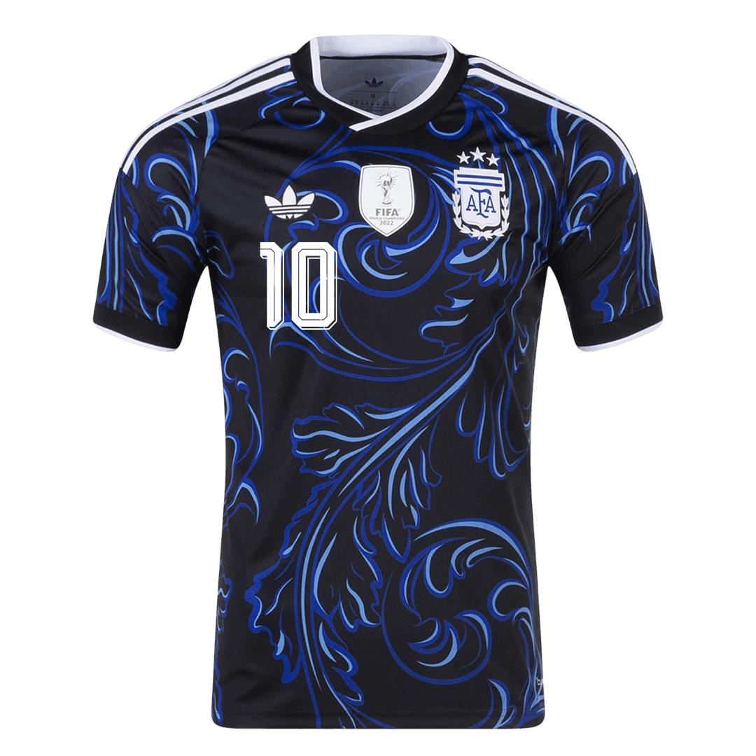 MESSI #10 Argentina Mens Away Soccer Jersey World Cup 2026 Black