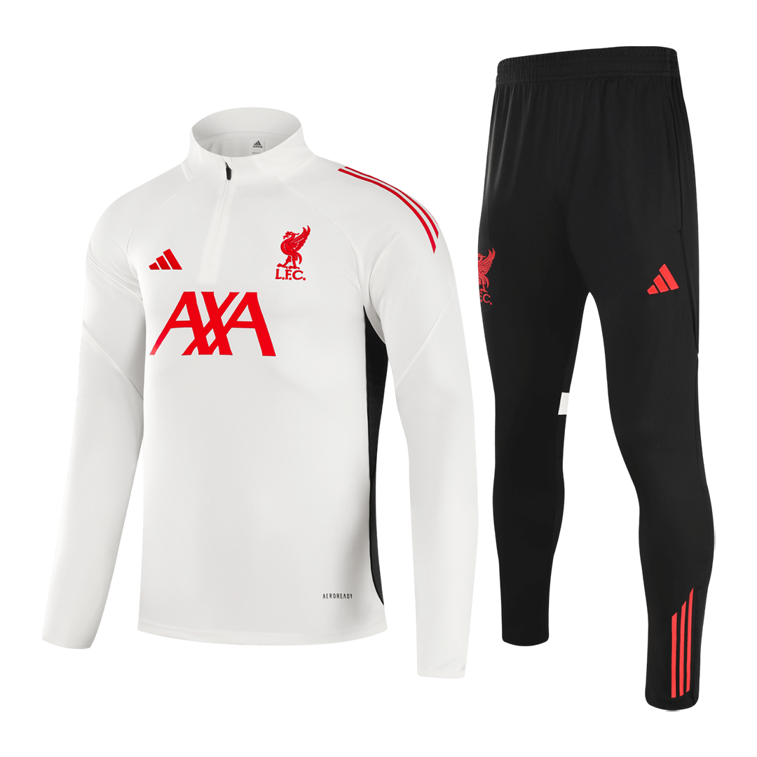 Liverpool Kids Training Tracksuit Kit 2025/26 White