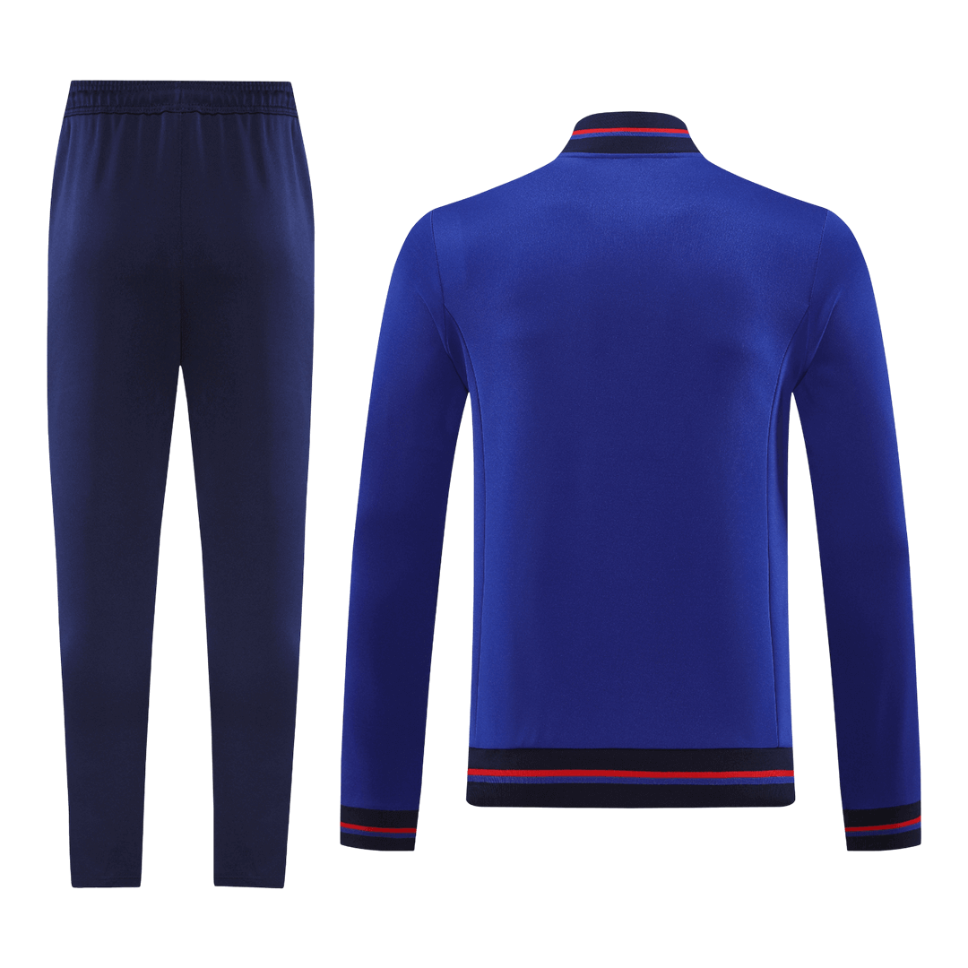 Olympique Lyonnais Mens Training Tracksuit Kit 2025/26 Blue