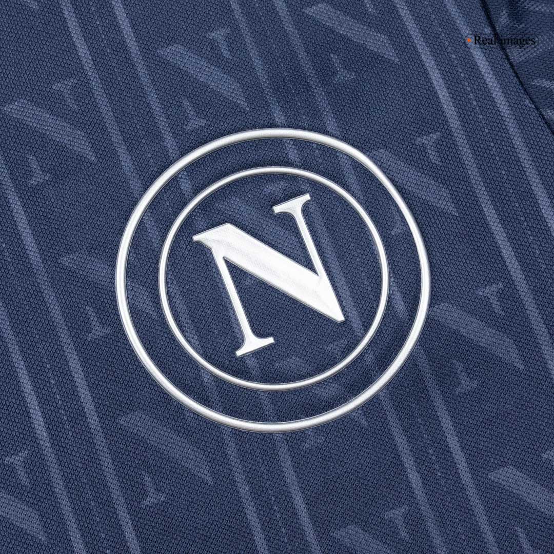 Napoli Mens Third Away Soccer Jersey 2025/26 Black