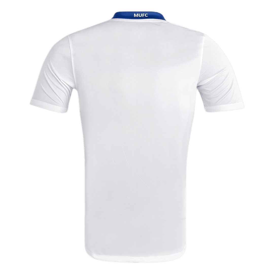 Retro Manchester United Mens Away Soccer Jersey 2008/09 White