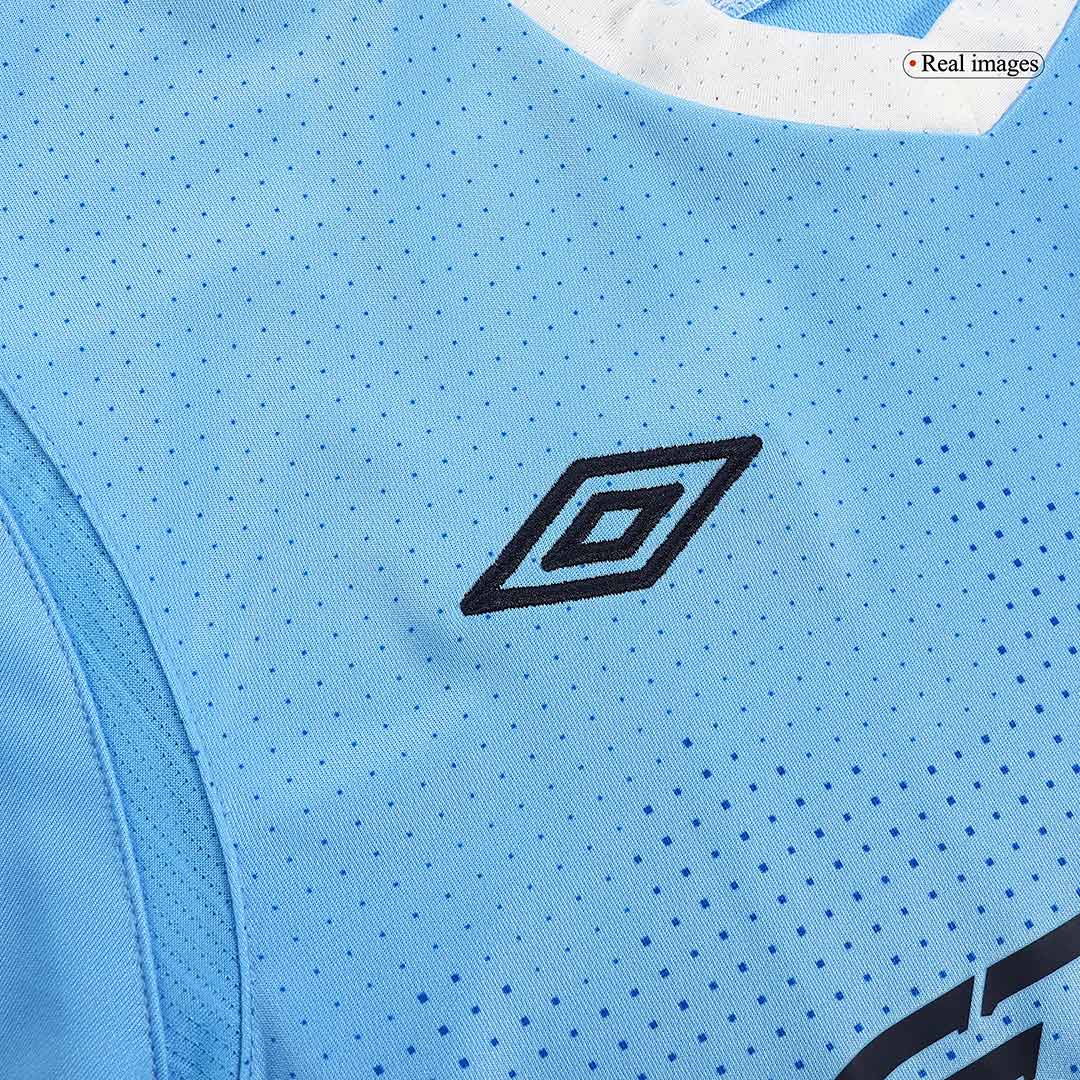 Retro Manchester City Mens Home Soccer Jersey 2011/12 Blue