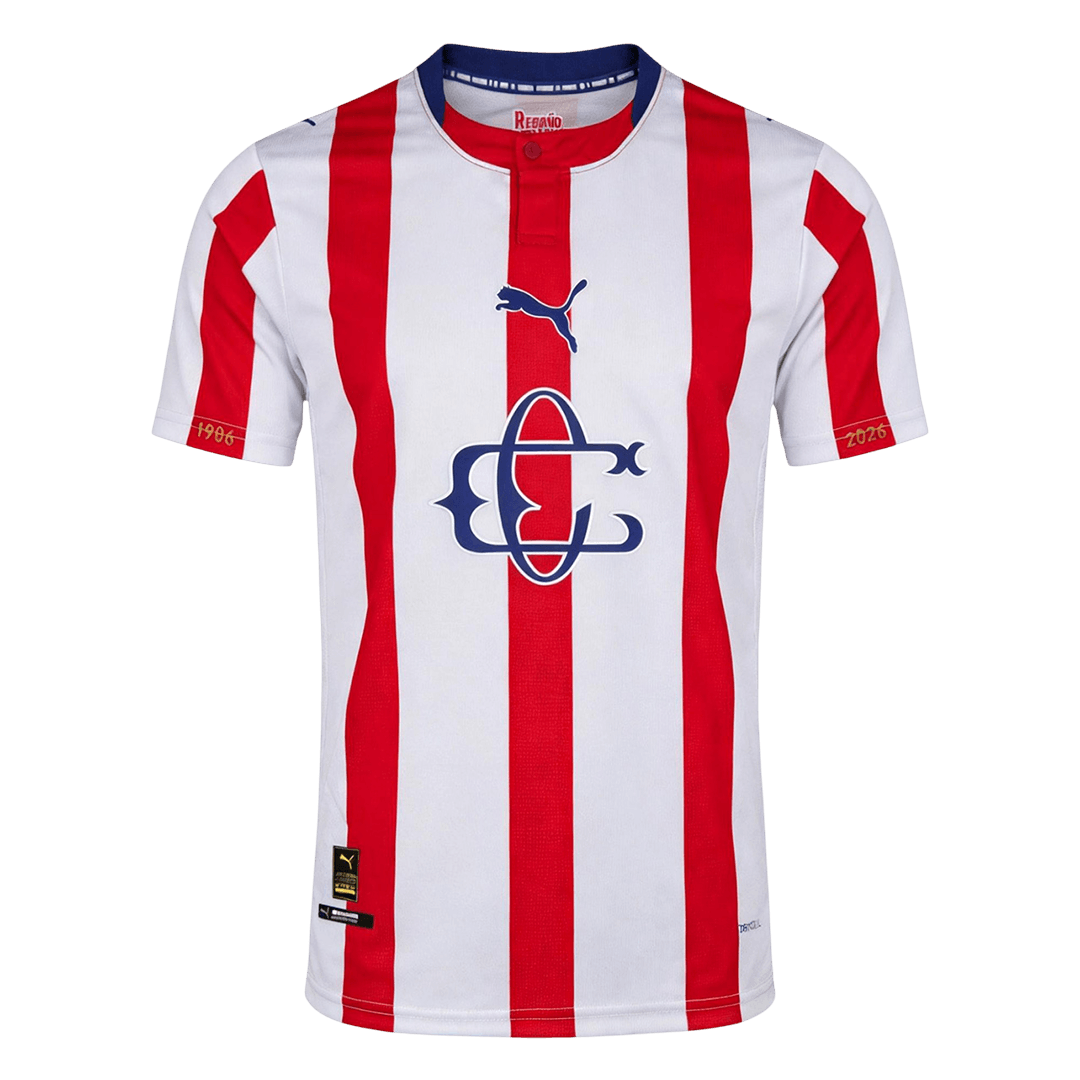 Chivas Mens Soccer Jersey 2026 Red&White