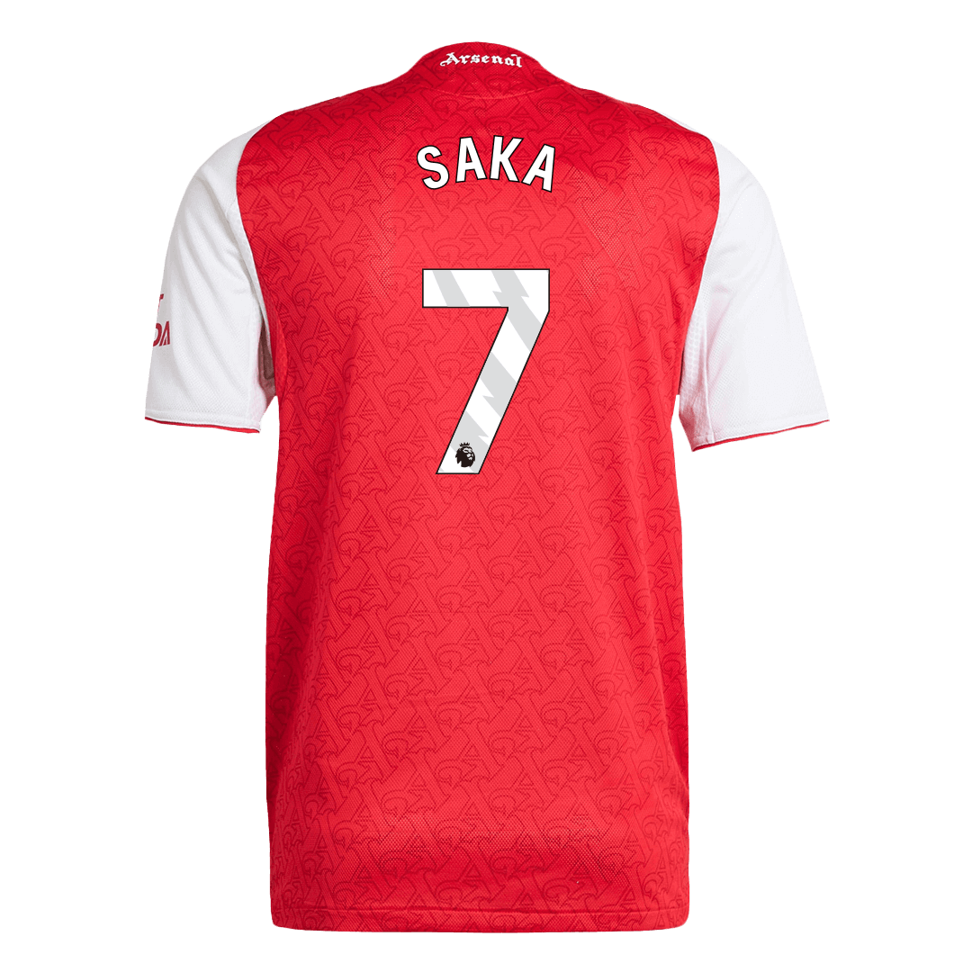 SAKA #7 Arsenal Mens Home Soccer Jersey 2025/26 Red - Player Version