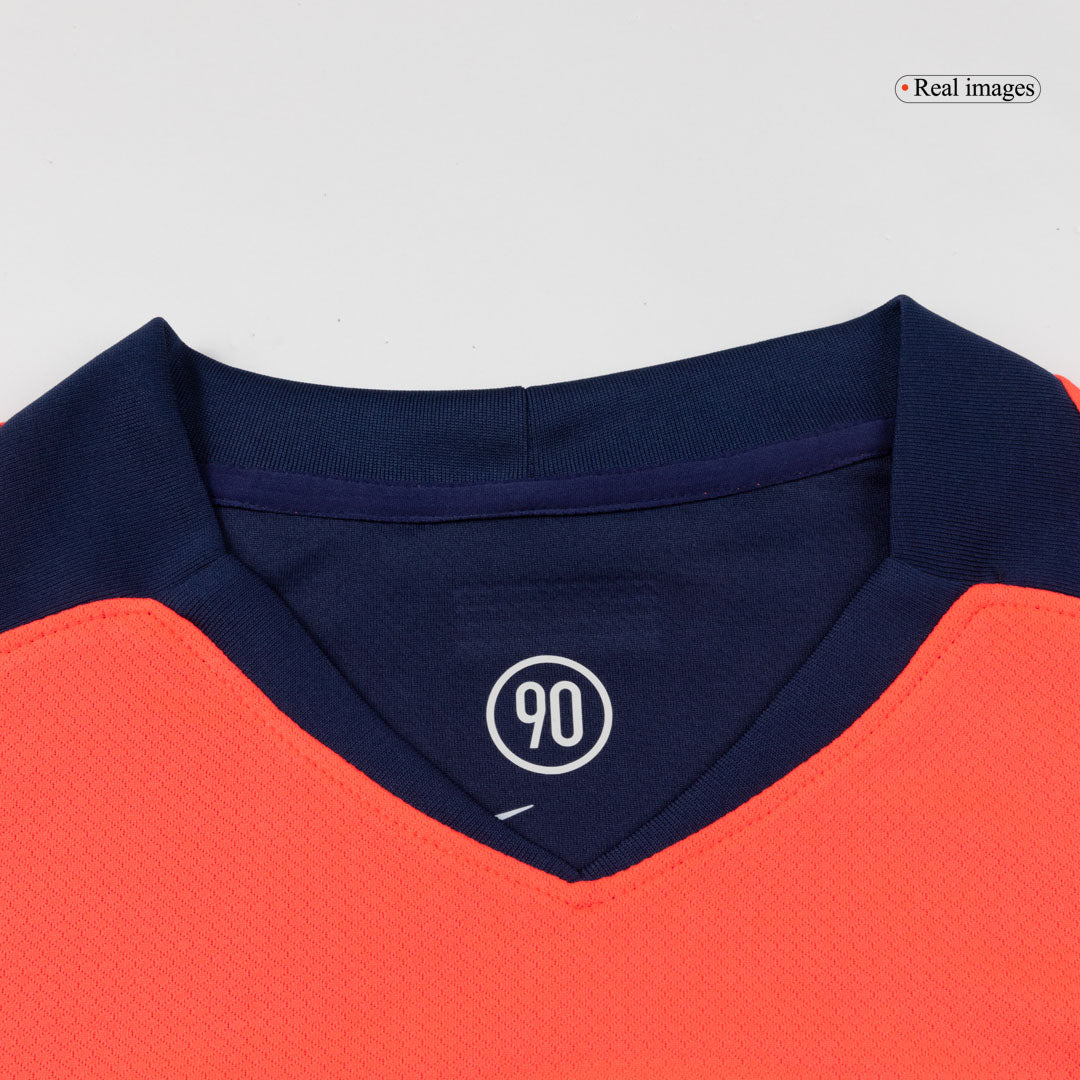 Barcelona Mens Third Away Soccer Full Set 2025/26 Orange