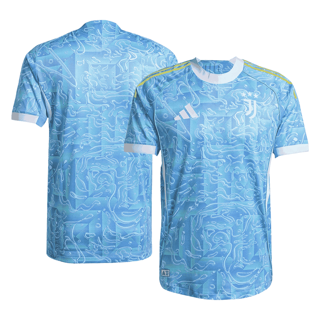 Juventus Mens Away Soccer Jersey 2025/26 Blue - Player Version