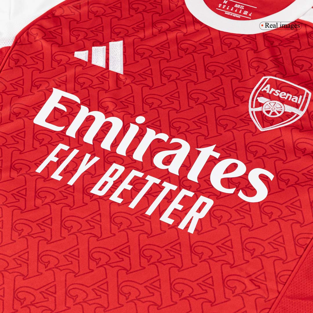 GABRIEL #6 Arsenal Mens Home Soccer Jersey 2025/26 Red [PREMIUM]