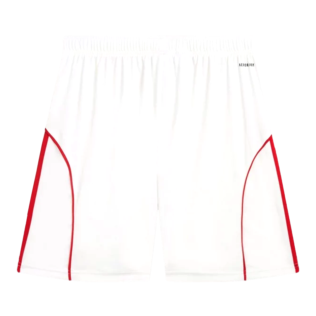 Arsenal Mens Home Soccer Shorts 2025/26 White
