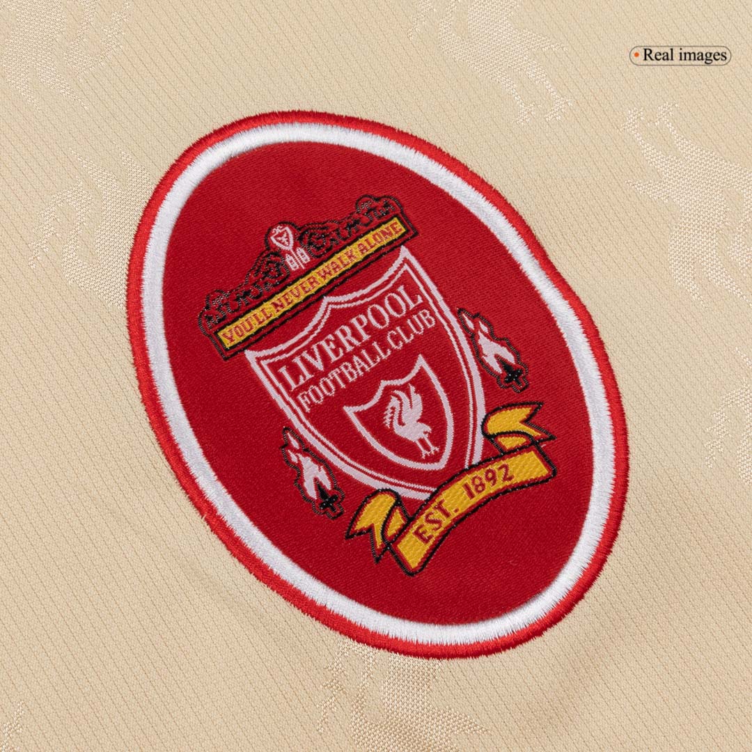Retro Liverpool Mens Away Soccer Jersey 1996/97 Yellow