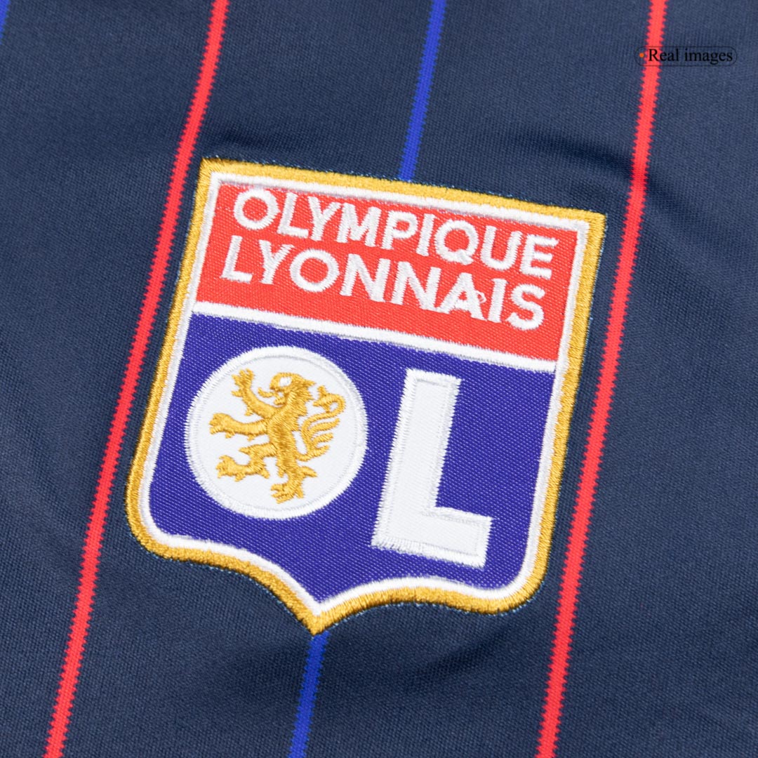 Olympique Lyonnais Mens Away Soccer Jersey 2025/26 Navy