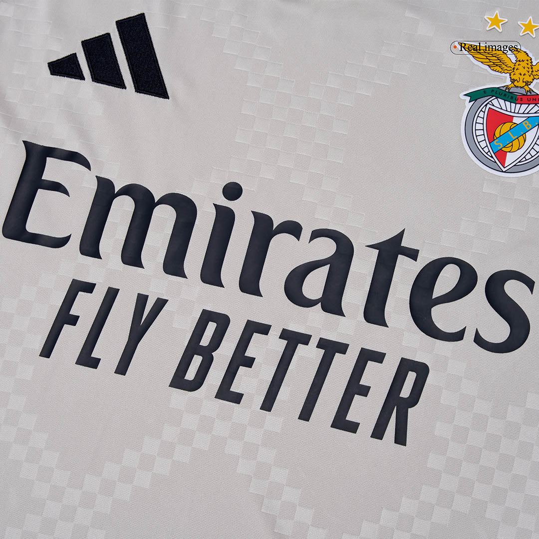 Benfica Mens Away Soccer Jersey 2025/26 Beige