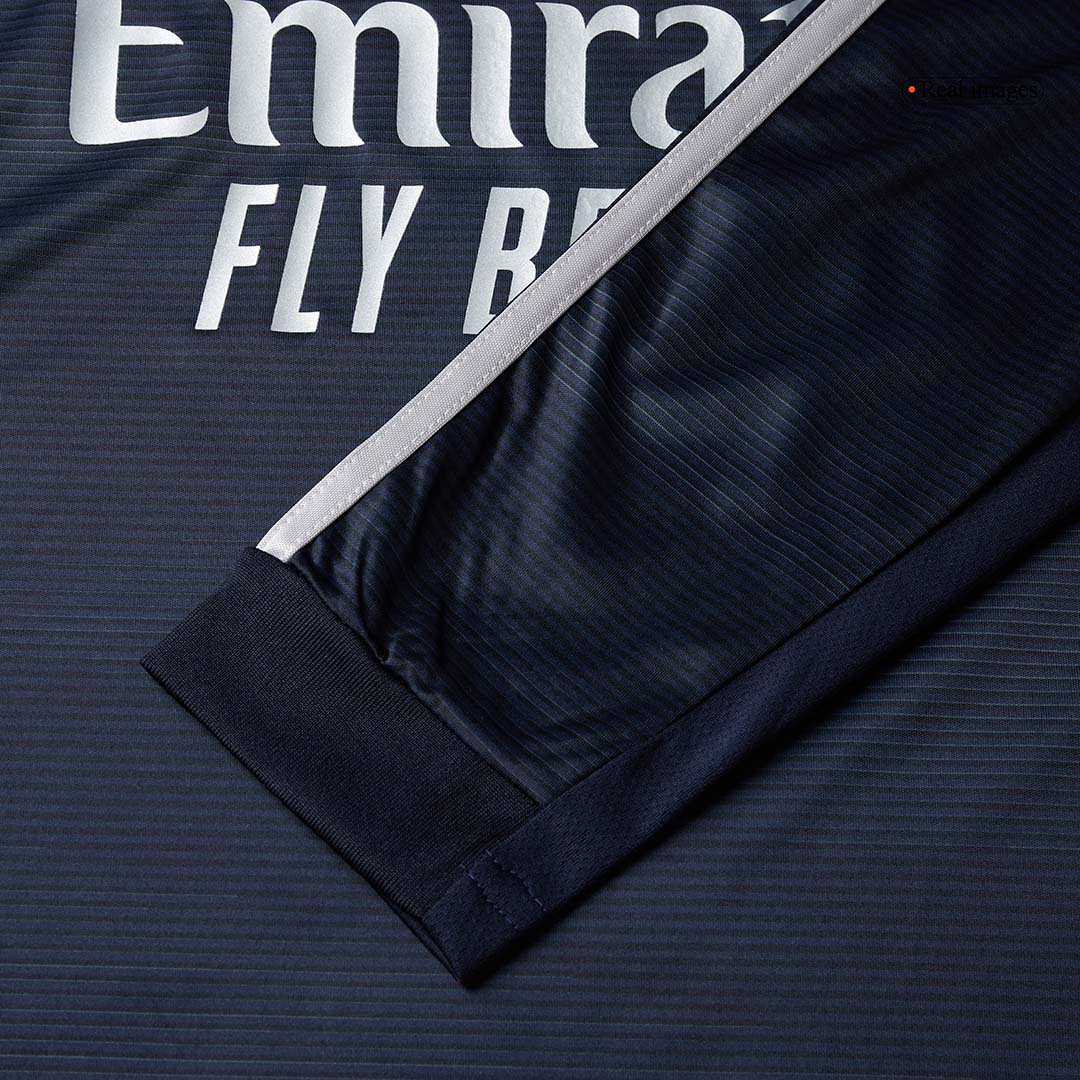 Real Madrid Mens Away Long Sleeve Soccer Jersey 2025/26 Navy