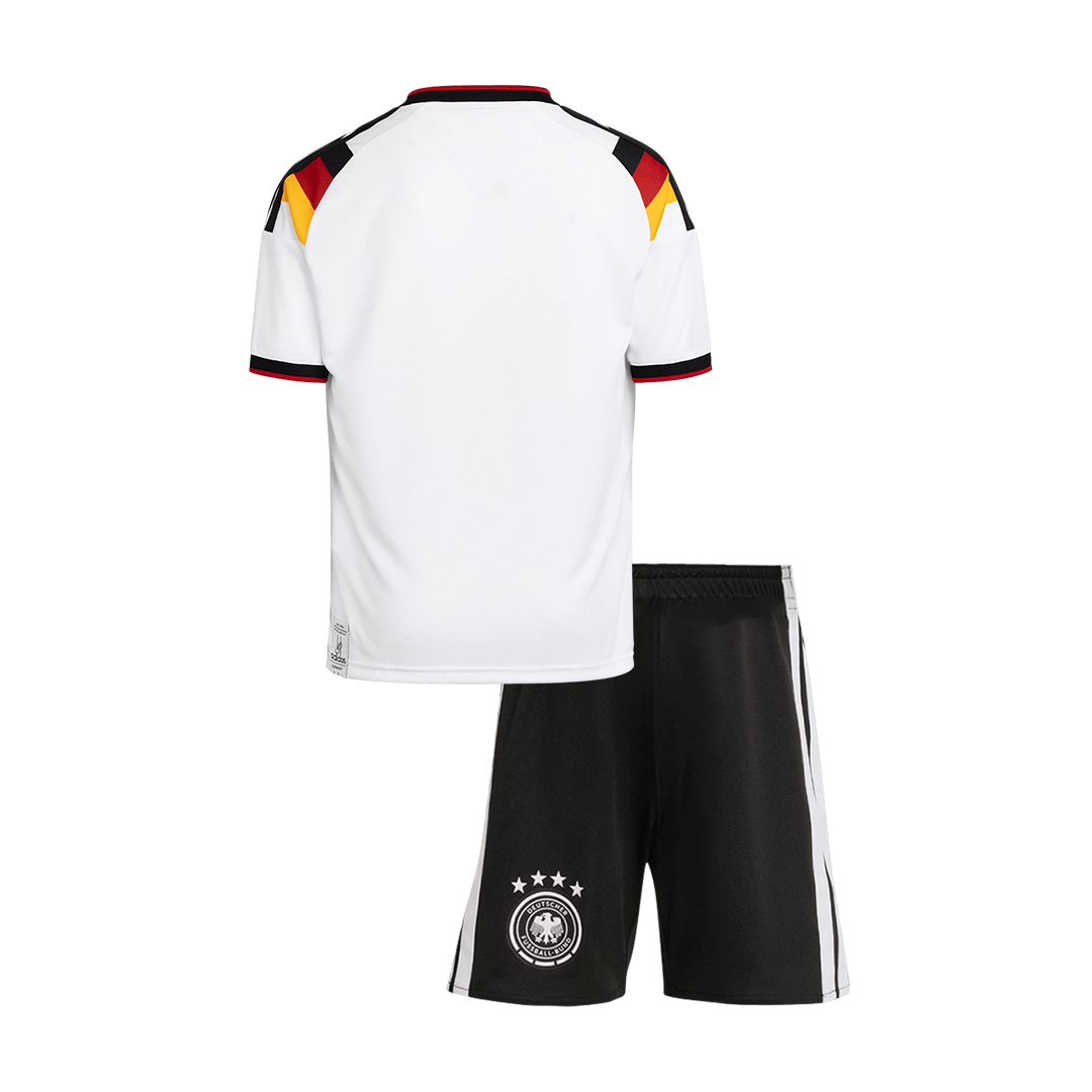 Germany Kids Home Soccer Kit World Cup 2026 White