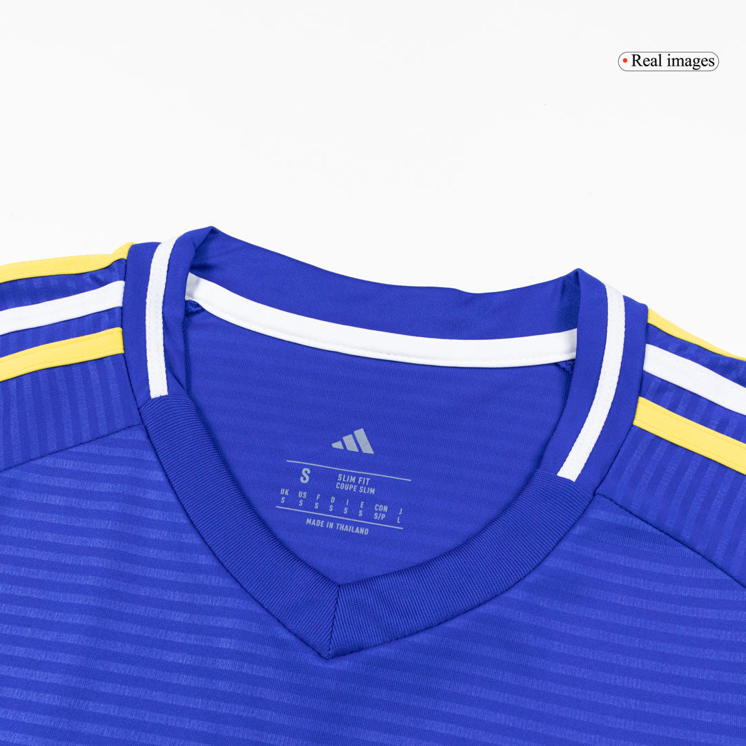 Leeds United Mens Away Soccer Jersey 2025/26 Blue
