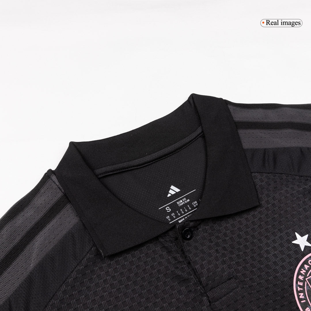 Inter Miami CF Mens Away Soccer Jersey 2026 Black - Player Version