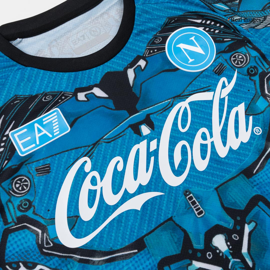 Napoli Mens Pre-Match Soccer Jersey 2025/26 Blue