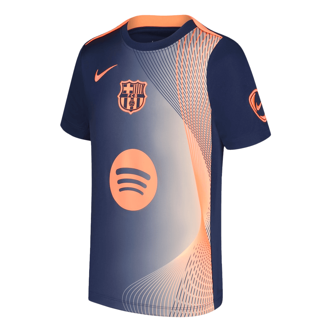 Barcelona Mens Soccer Jersey 2025/26 Orange&Black