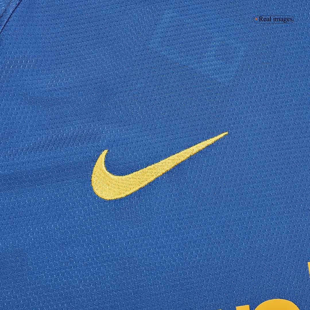 Retro Barcelona Mens Home Long Sleeve Soccer Jersey UCL Final UCL 2008/09