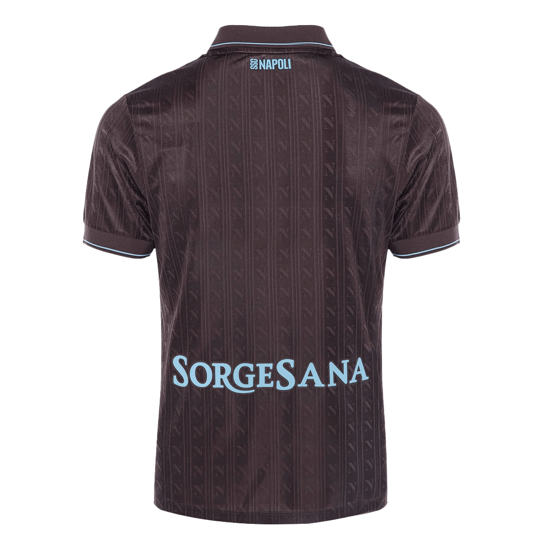Napoli Mens Third Away Soccer Jersey 2025/26 Black - Player Version