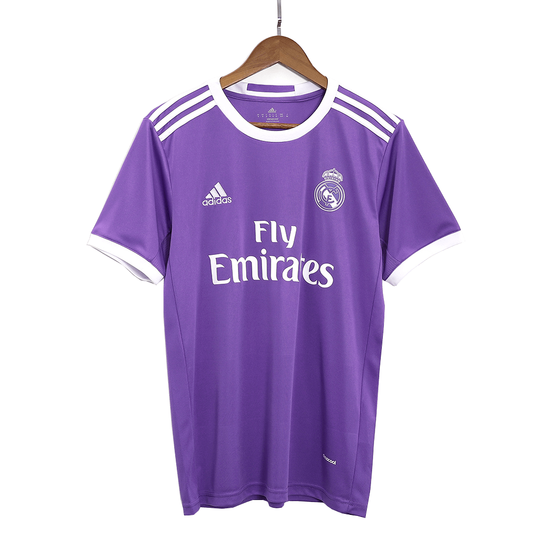 Retro MODRIĆ #19 Real Madrid Mens Away Soccer Jersey 2016/17 Purple