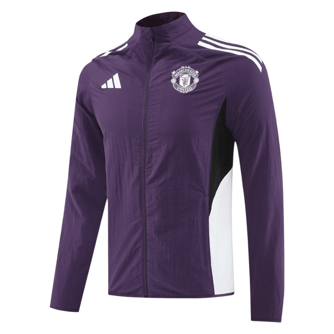 Manchester United Mens Windbreaker Jacket 2025/26 Purple