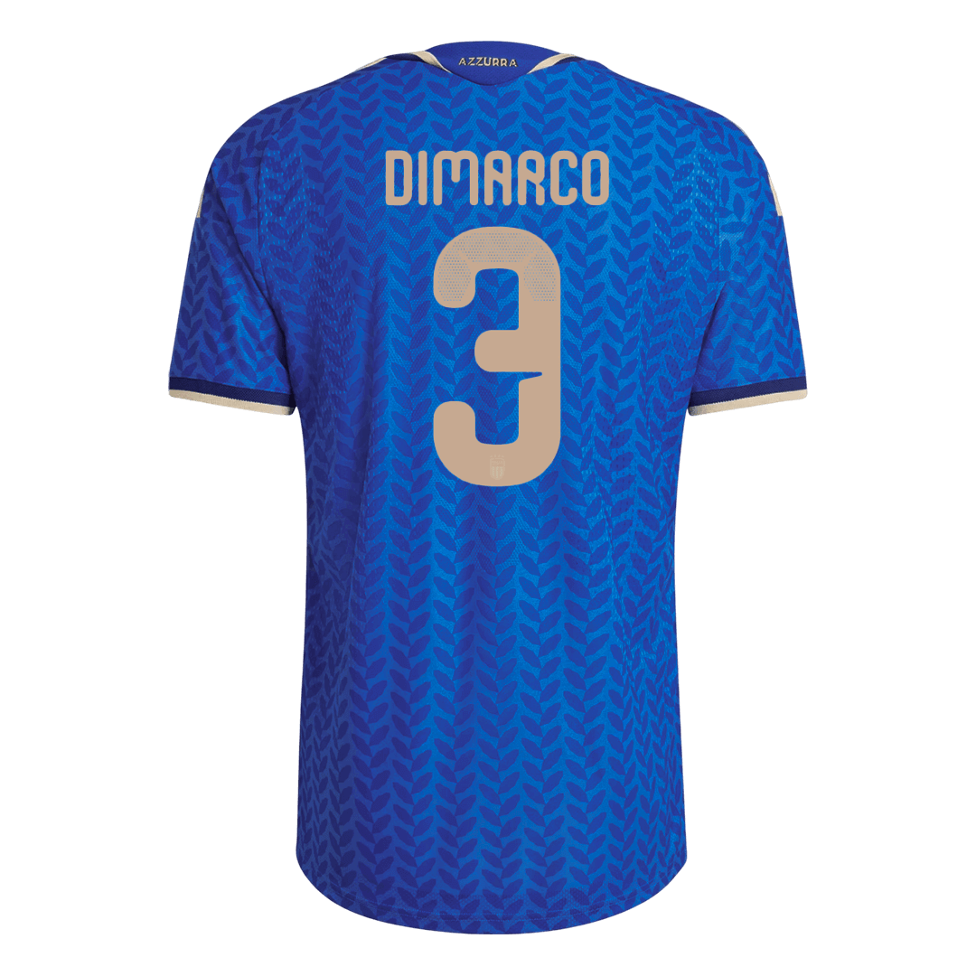 DIMARCO #3 Italy Mens Home Soccer Jersey World Cup 2026 Blue - Player Version