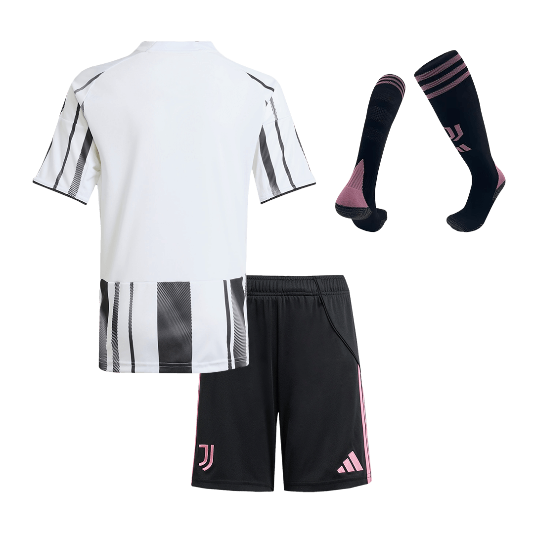 Juventus Kids Home Soccer Full Set 2025/26 Black&White