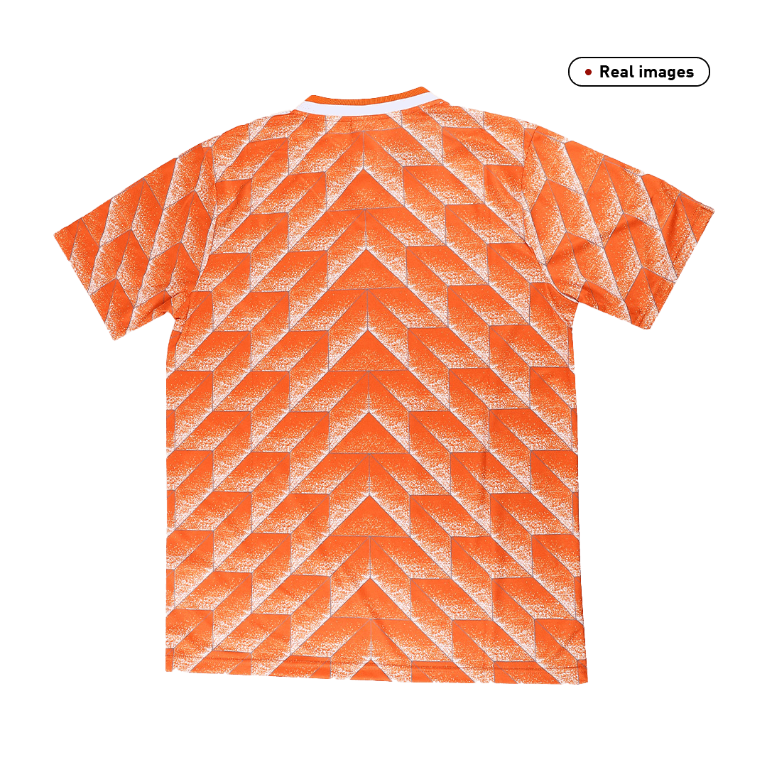 Retro Netherlands Mens Home Soccer Jersey 1988