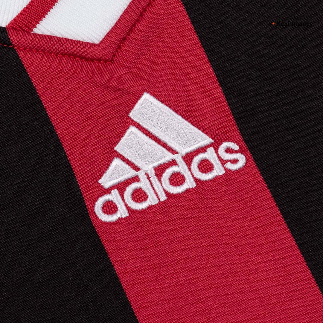 Retro AC Milan Mens Home Soccer Jersey 2009/10 Red&Black