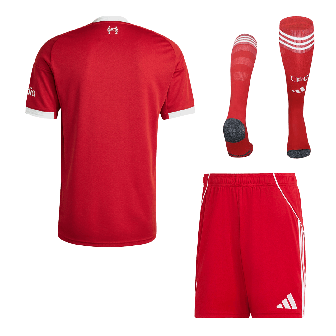 Liverpool Mens Home Soccer Full Set 2025/26 Red