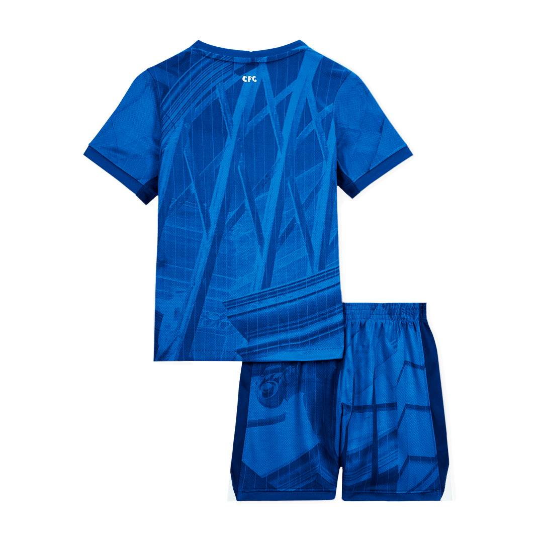 Chelsea Kids Home Soccer Kit 2025/26 Blue