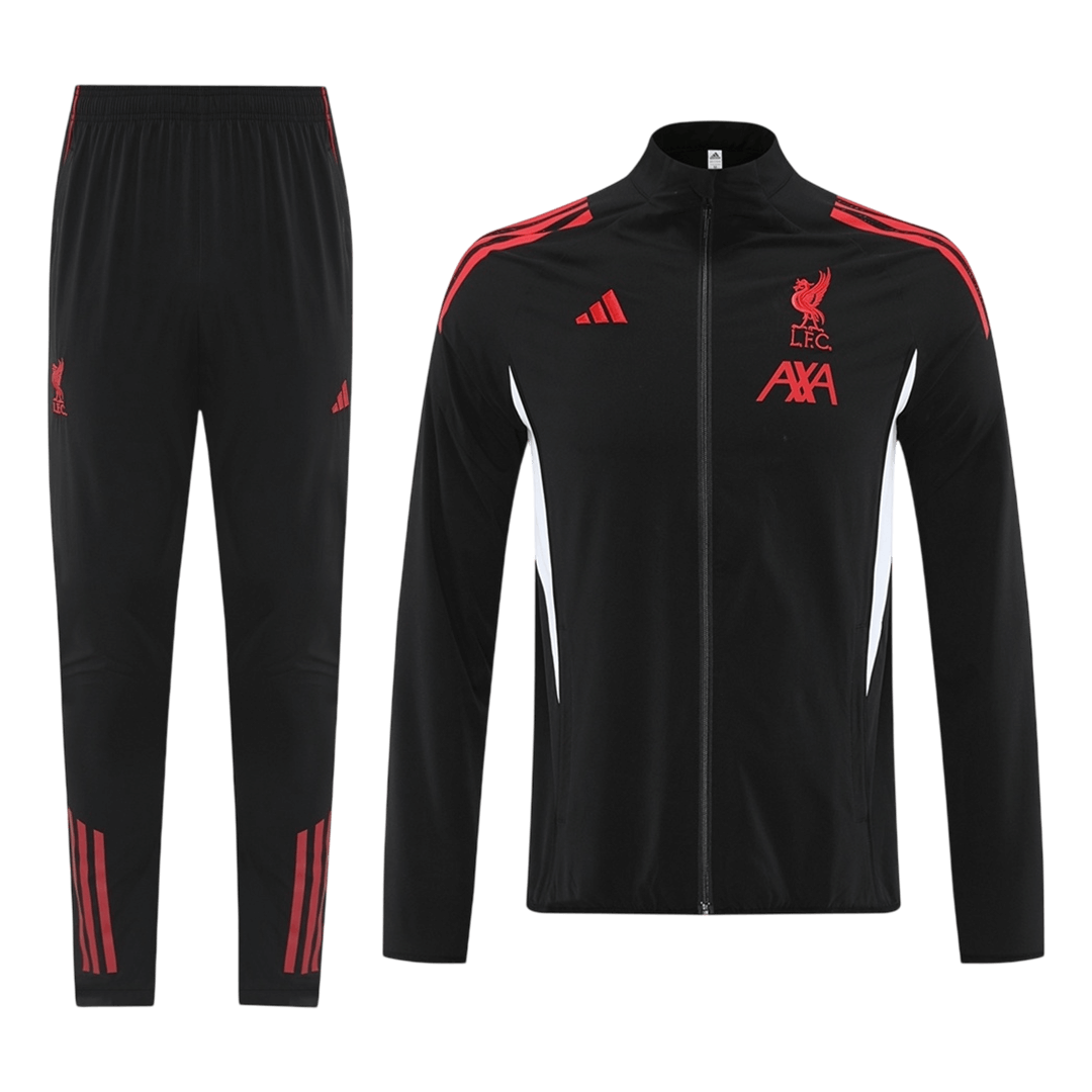 Liverpool Mens Training Tracksuit Kit 2025/26 Black