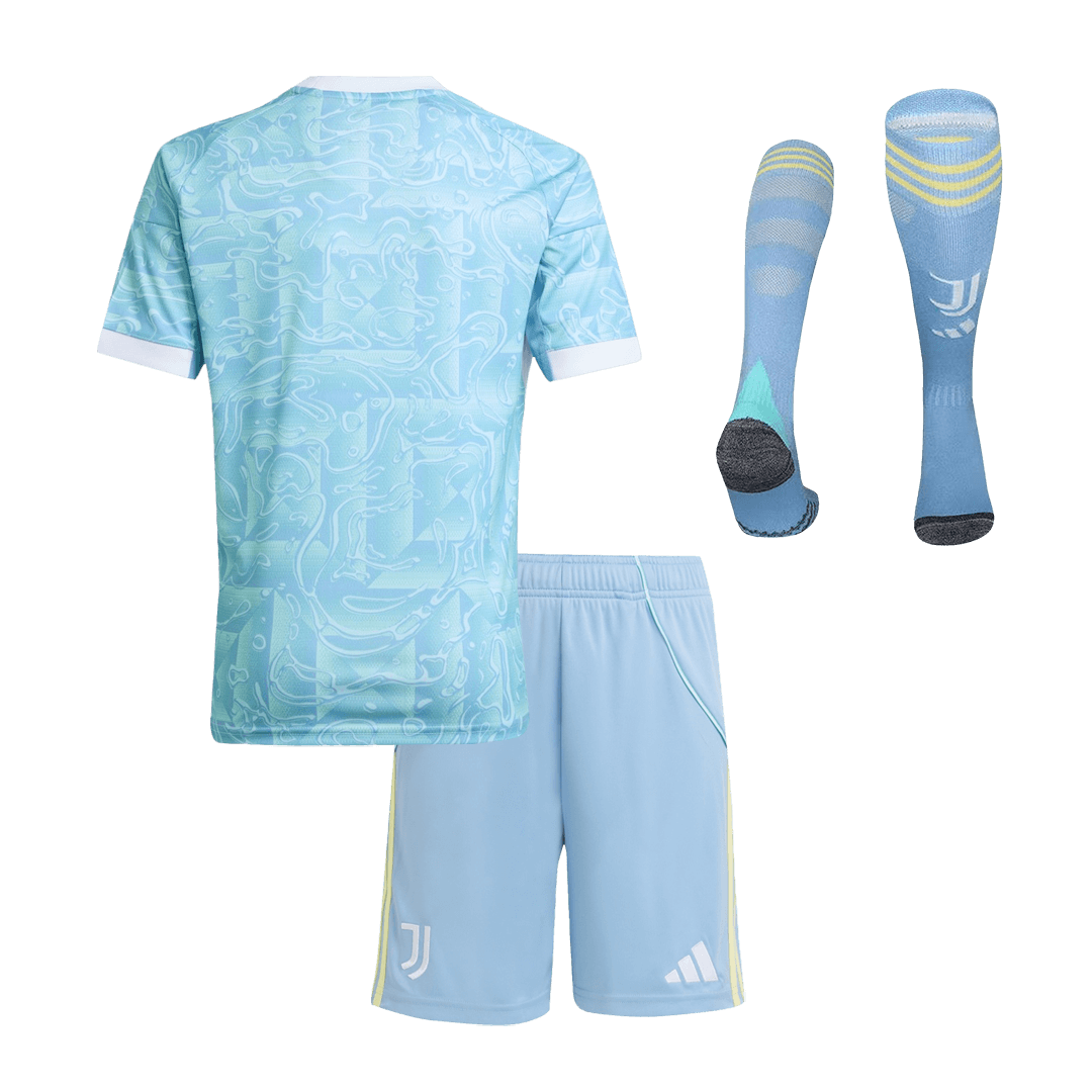Juventus Kids Away Soccer Full Set 2025/26 Blue