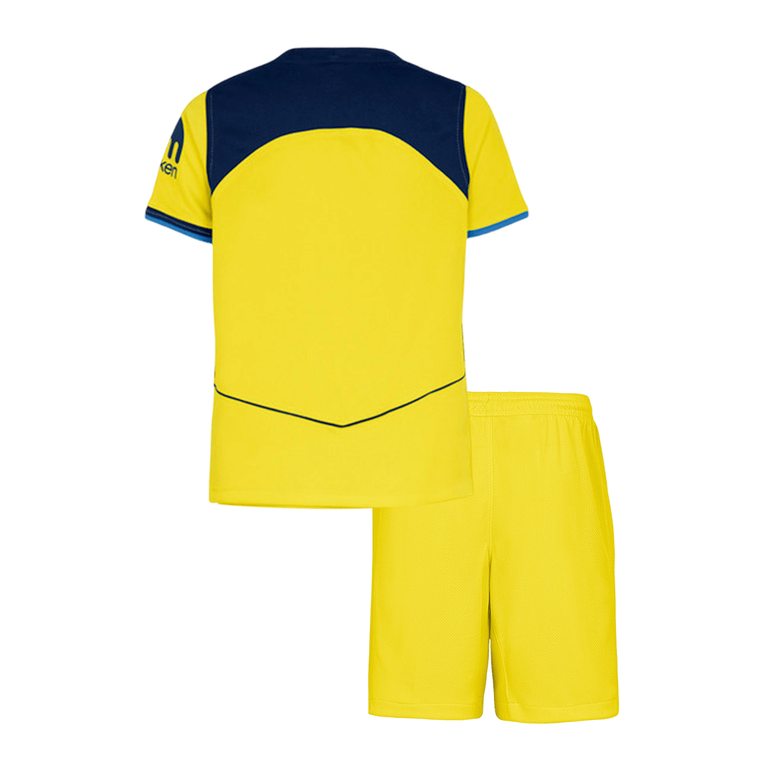 Tottenham Hotspur Kids Third Away Soccer Kit 2025/26 Yellow