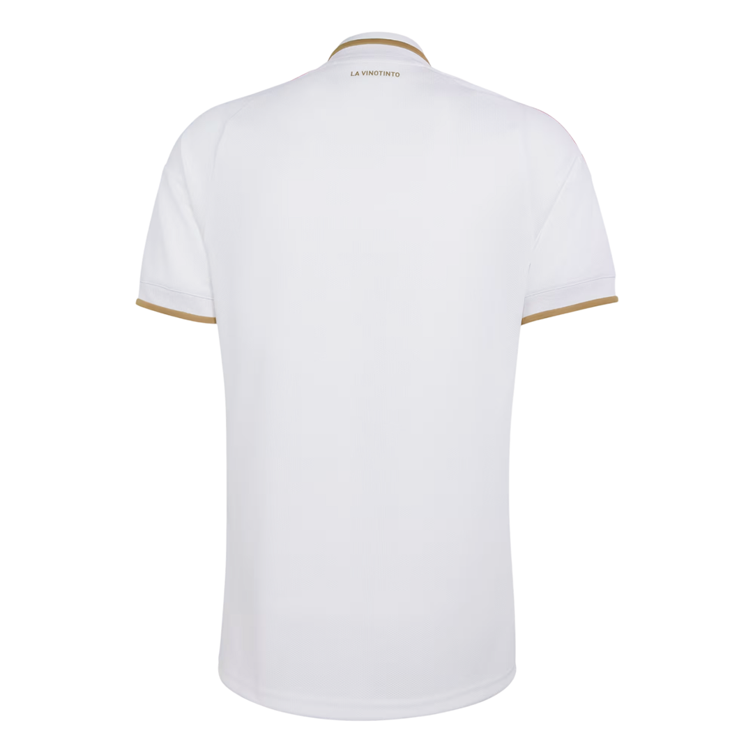Venezuela Mens Away Soccer Jersey World Cup 2026 White